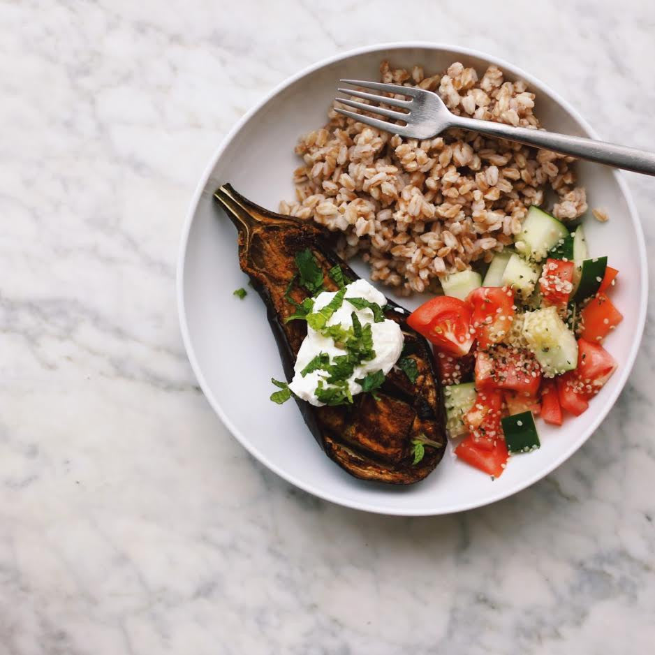 Cumin and Coriander Roasted Eggplant