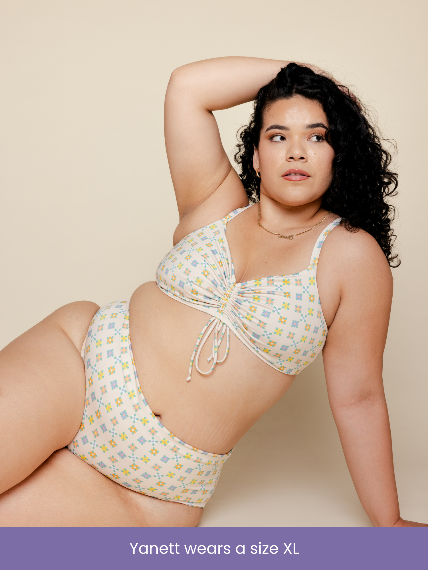 Ruched Tie Top in Prairie