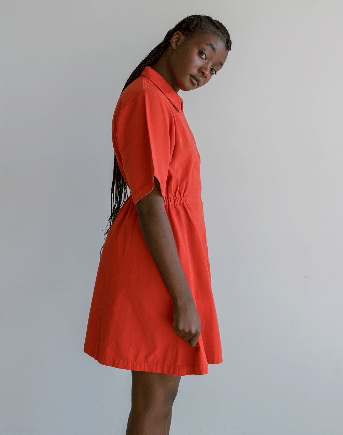 Noble Adult Utility Dress in Paprika