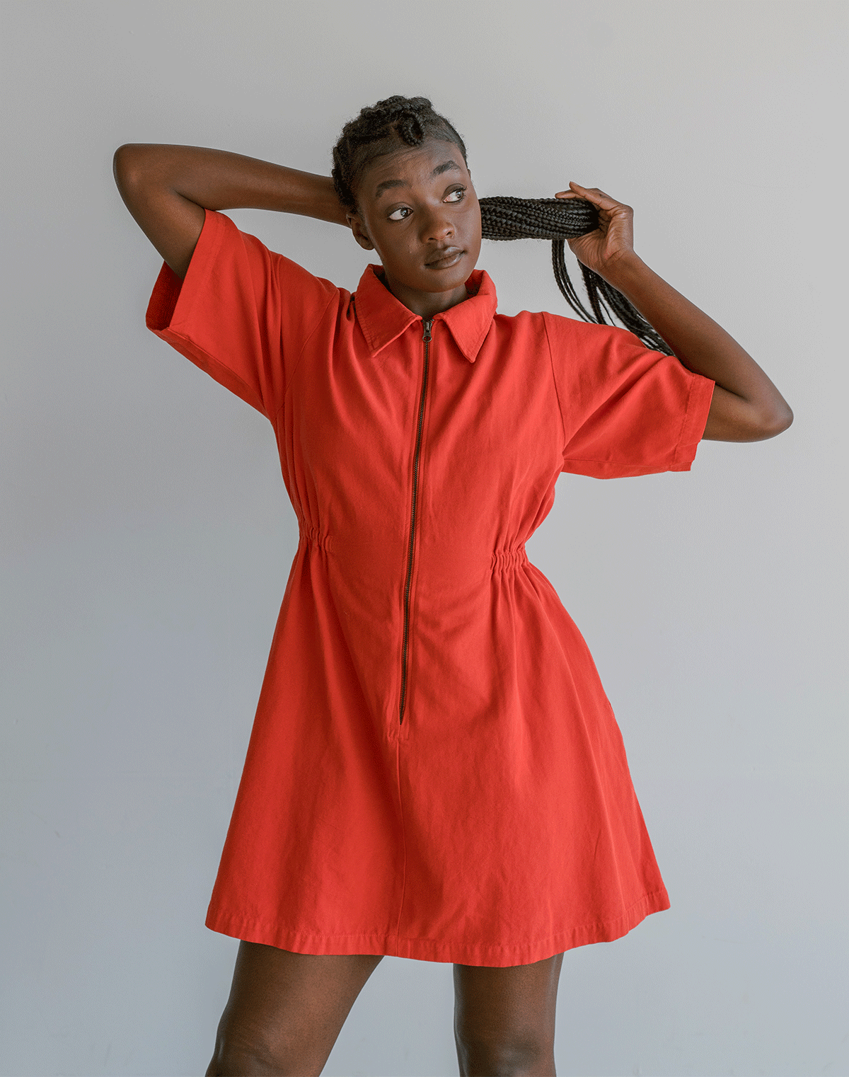 Noble Adult Utility Dress in Paprika