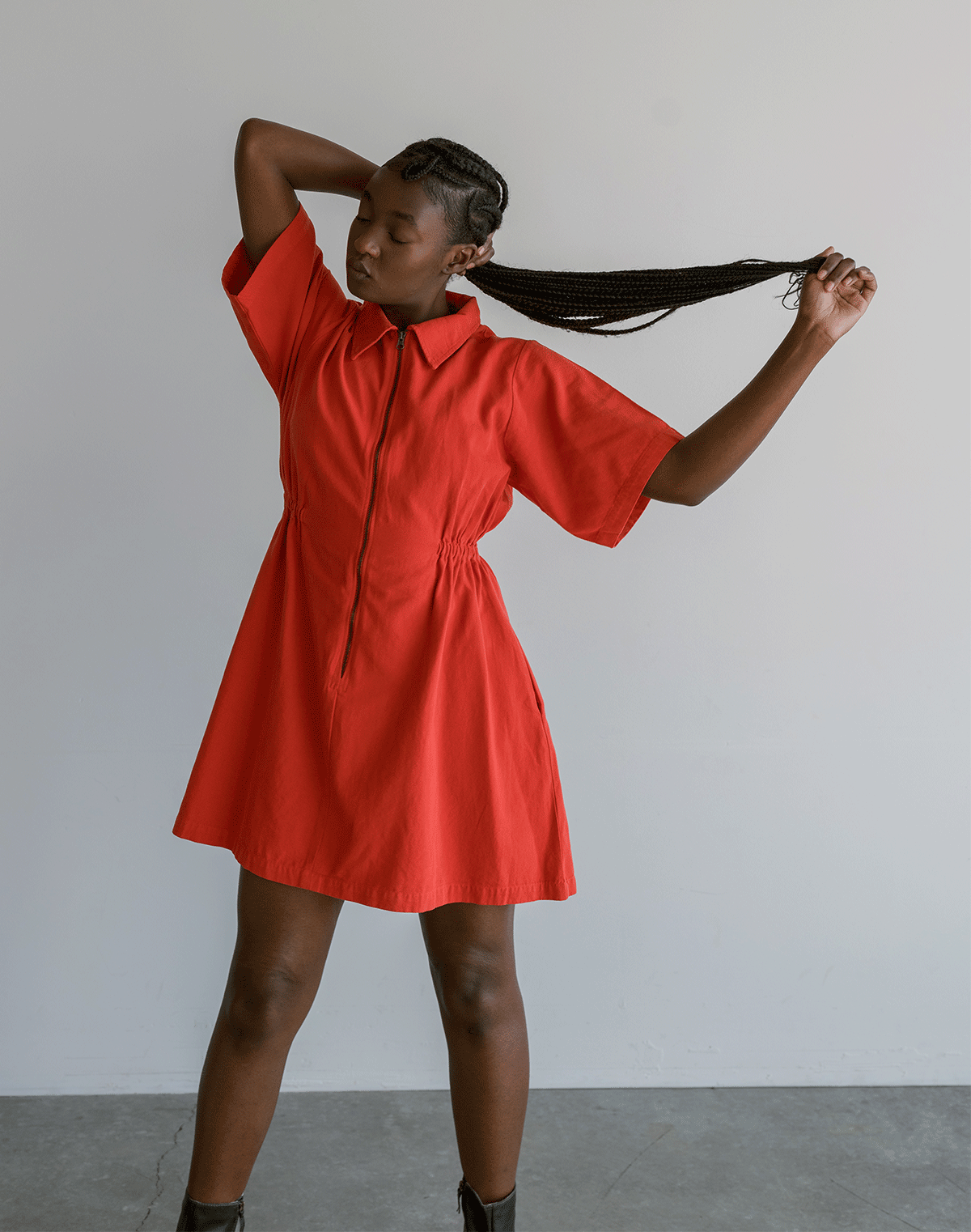 Noble Adult Utility Dress in Paprika