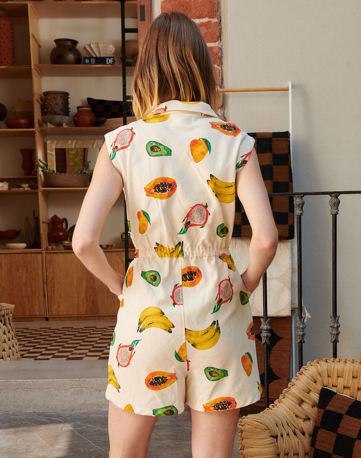 Noble Adult Organic Tank Suit in Frutas