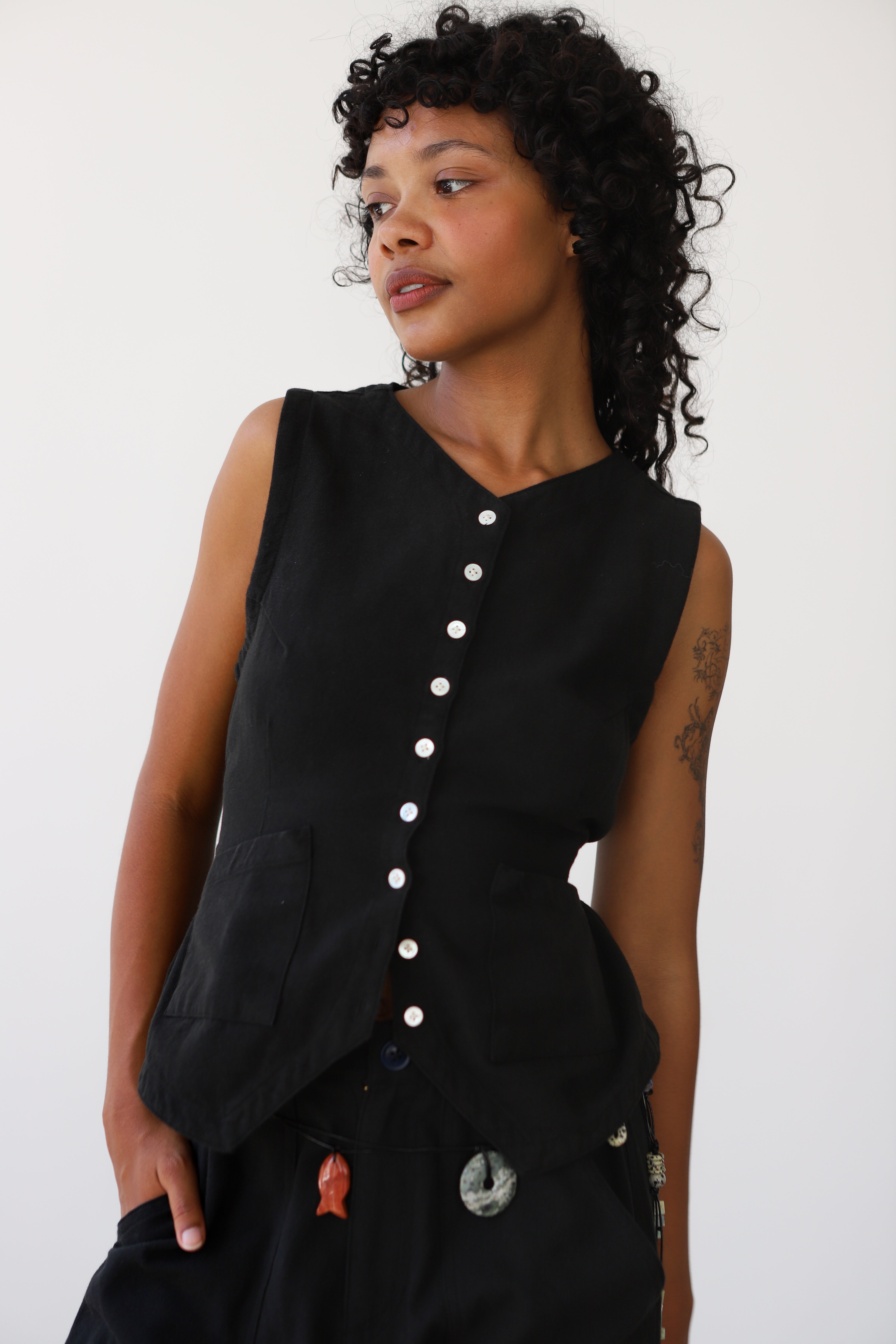 Flared Vest