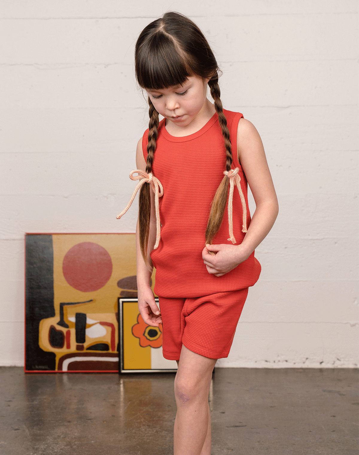 Noble Kids Waffle Tank Set