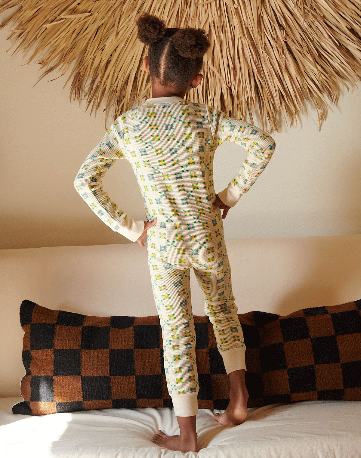 Noble Organic Waffle One-Piece Sleeper in Prairie