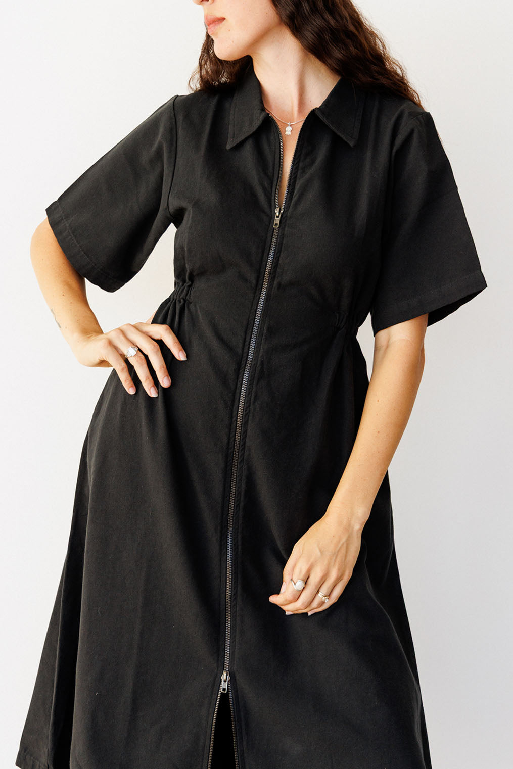 Noble Long Utility Dress in Ash Ash / 1x