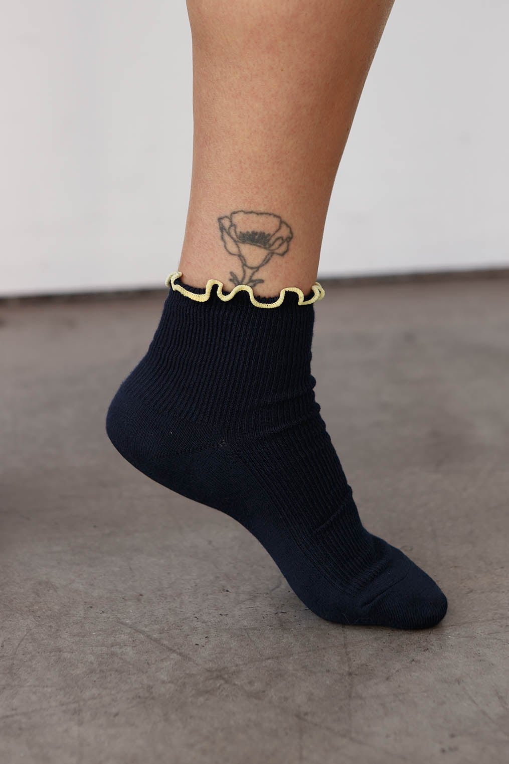 Petite Ruffle Modal Sock