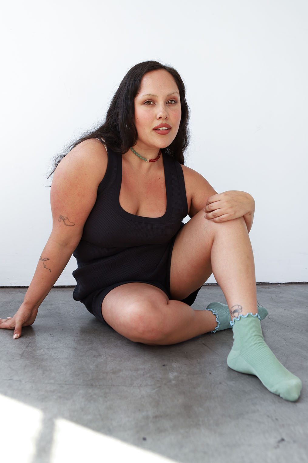 Petite Ruffle Modal Sock