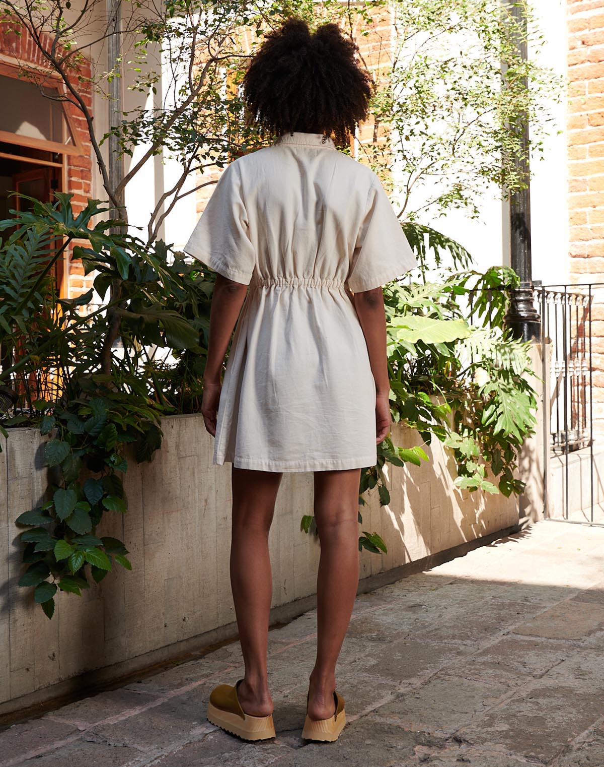 Noble Adult Utility Dress in Oat Milk