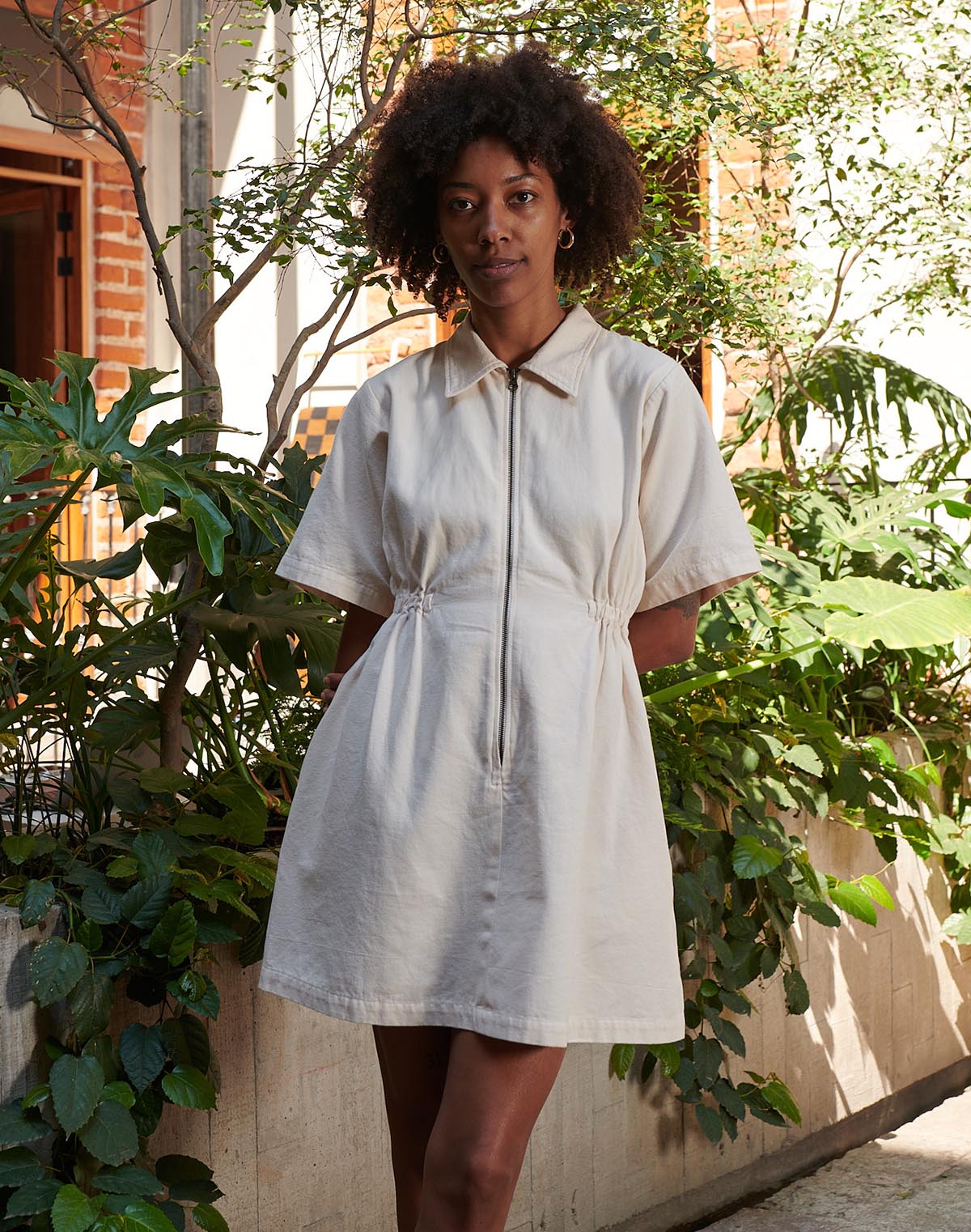 Noble Adult Utility Dress in Oat Milk