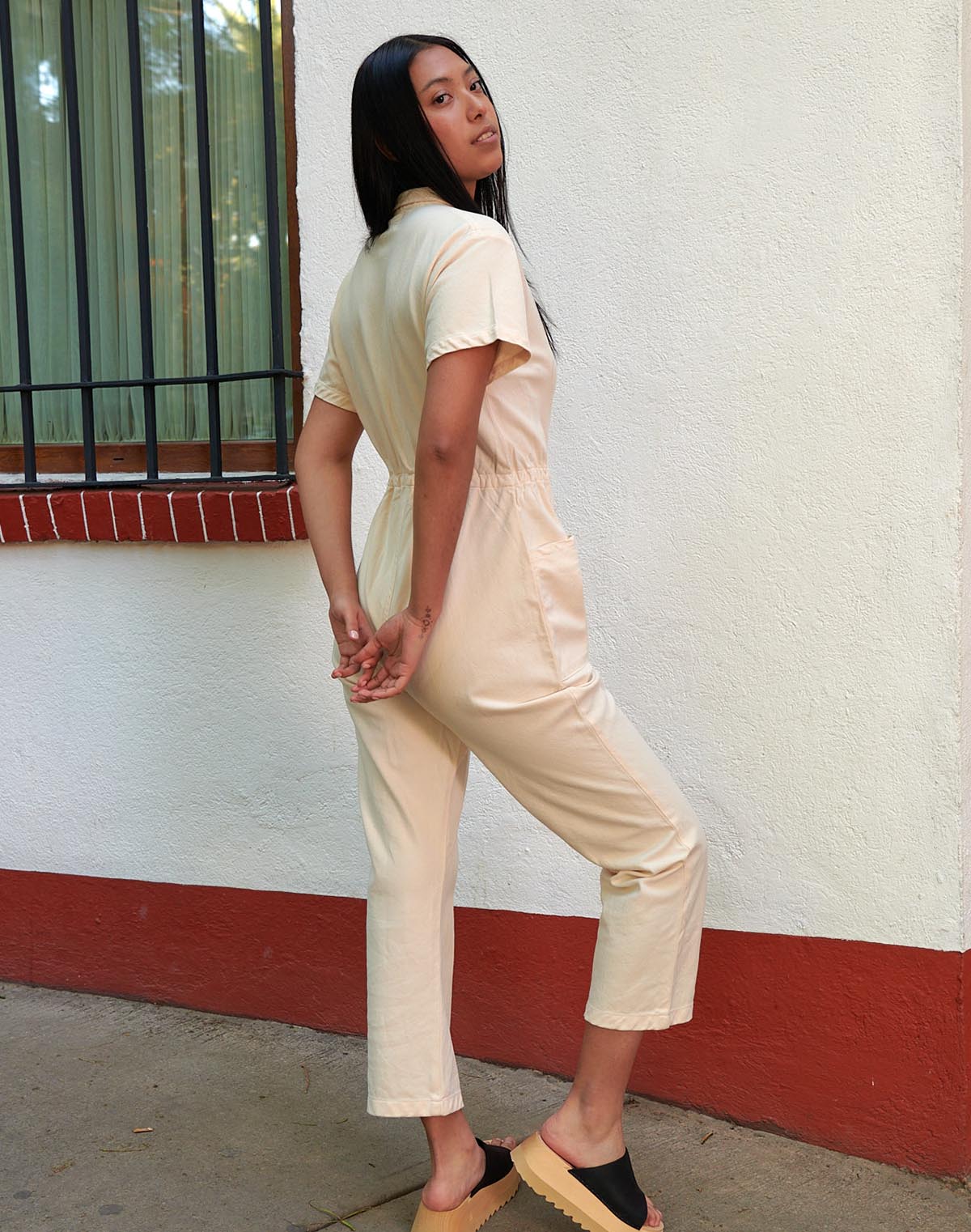 Noble Adult Utility Suit in Oat Milk