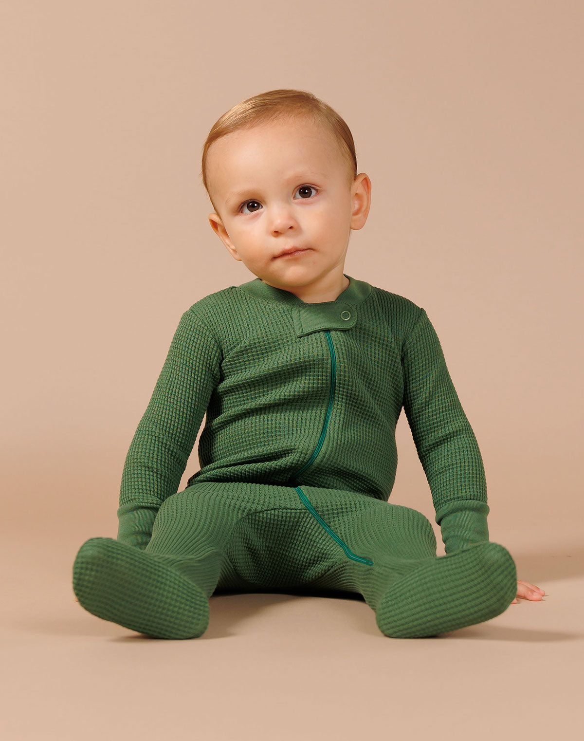 Noble Kids Waffle Footie Sleeper