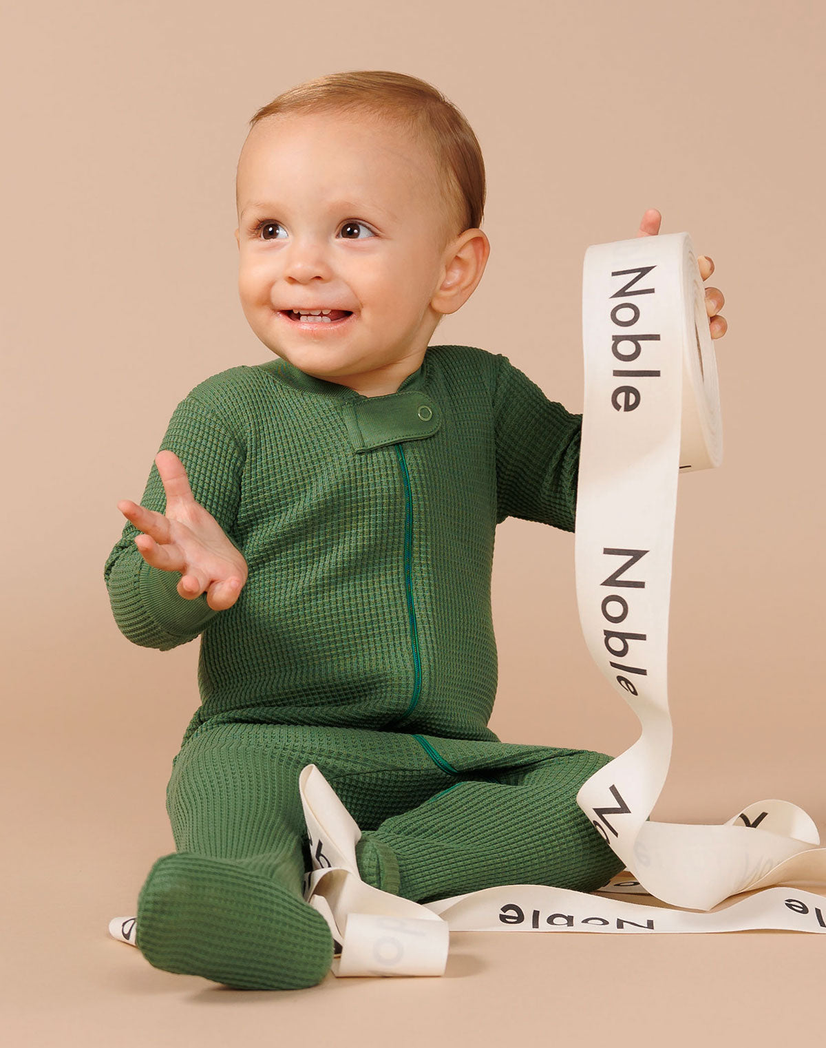 Noble Kids Waffle Footie Sleeper