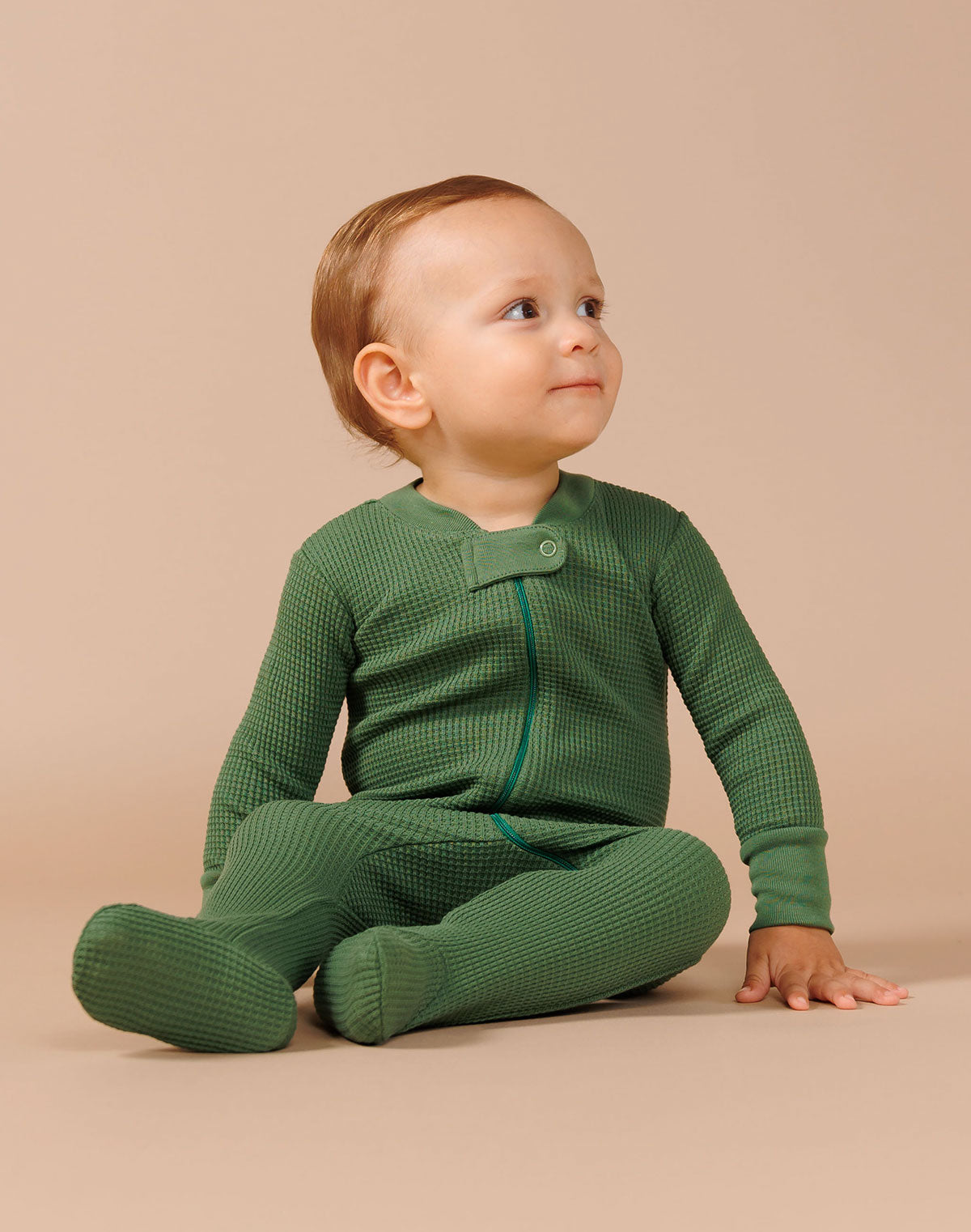 Noble Kids Waffle Footie Sleeper