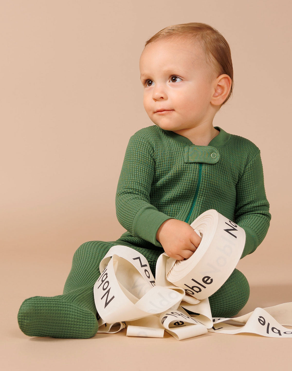 Noble Kids Waffle Footie Sleeper