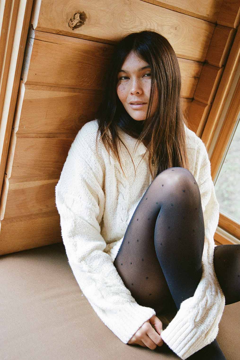 Braided Knit Cardigan