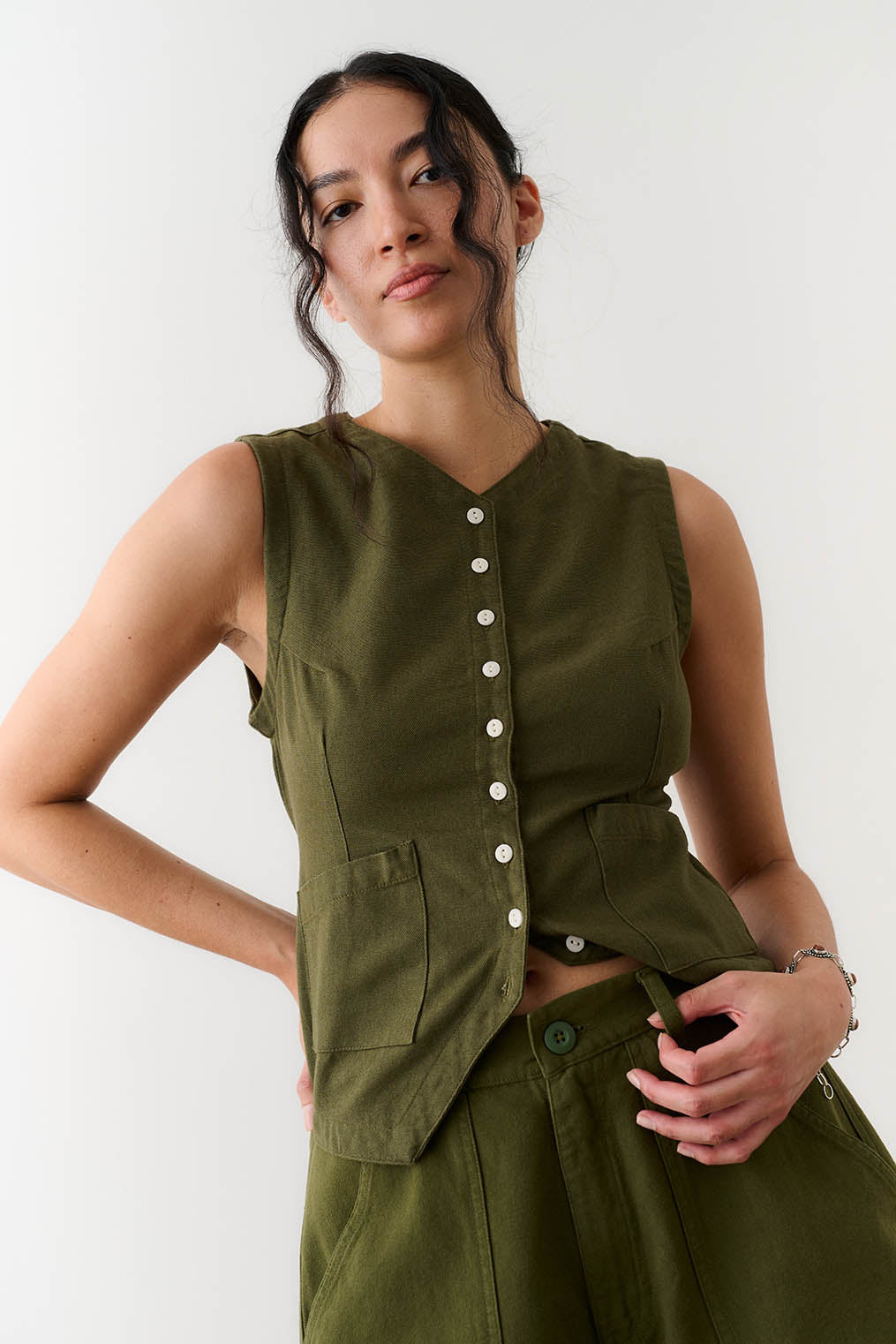 Flared Vest
