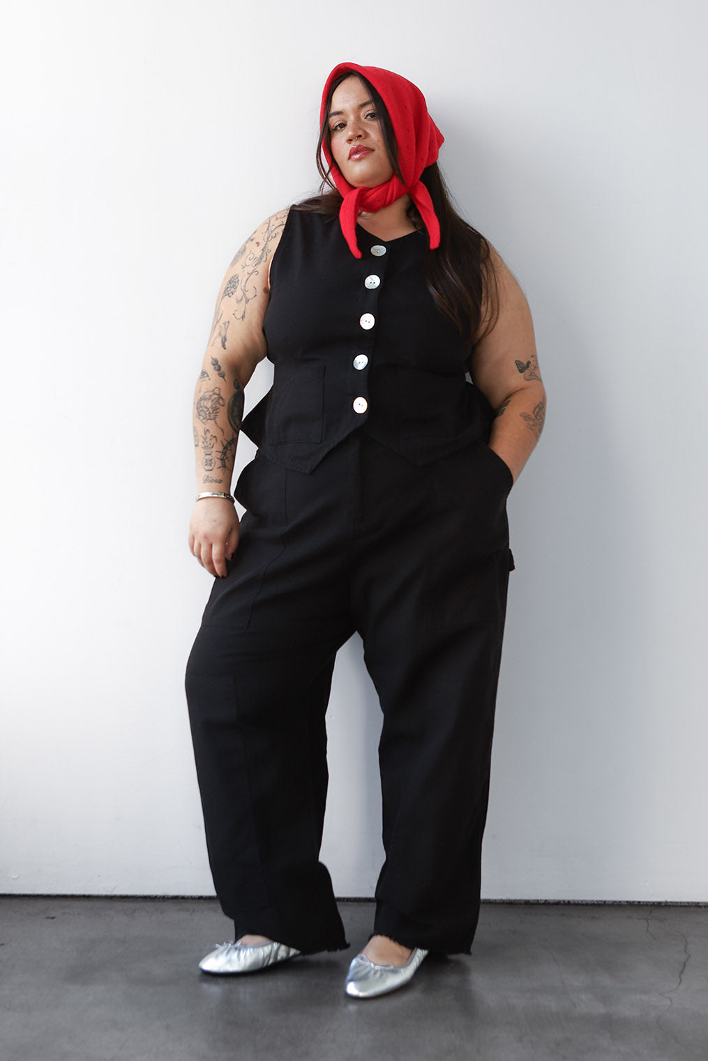 Shell Flared Vest