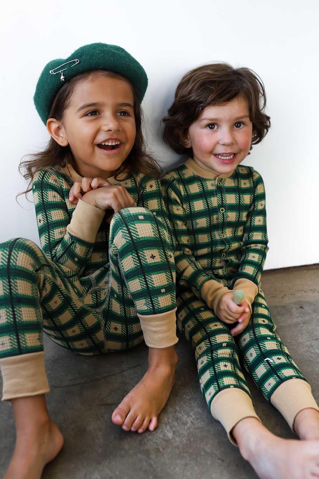 Kids Waffle One-Piece Sleeper