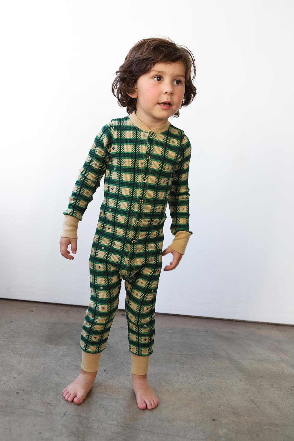 Kids Waffle One-Piece Sleeper