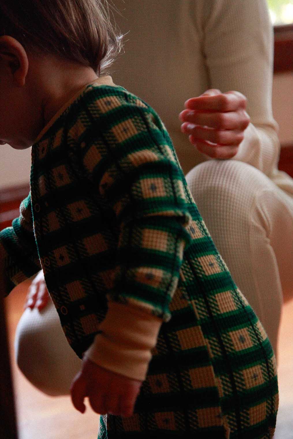 Kids Waffle One-Piece Sleeper