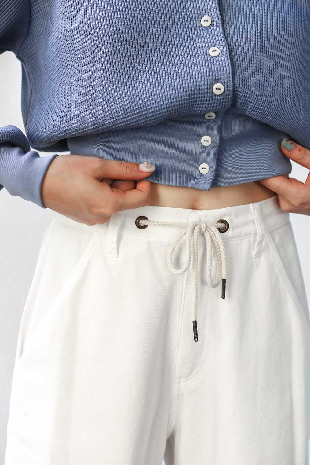 Waffle Sailor Cardigan