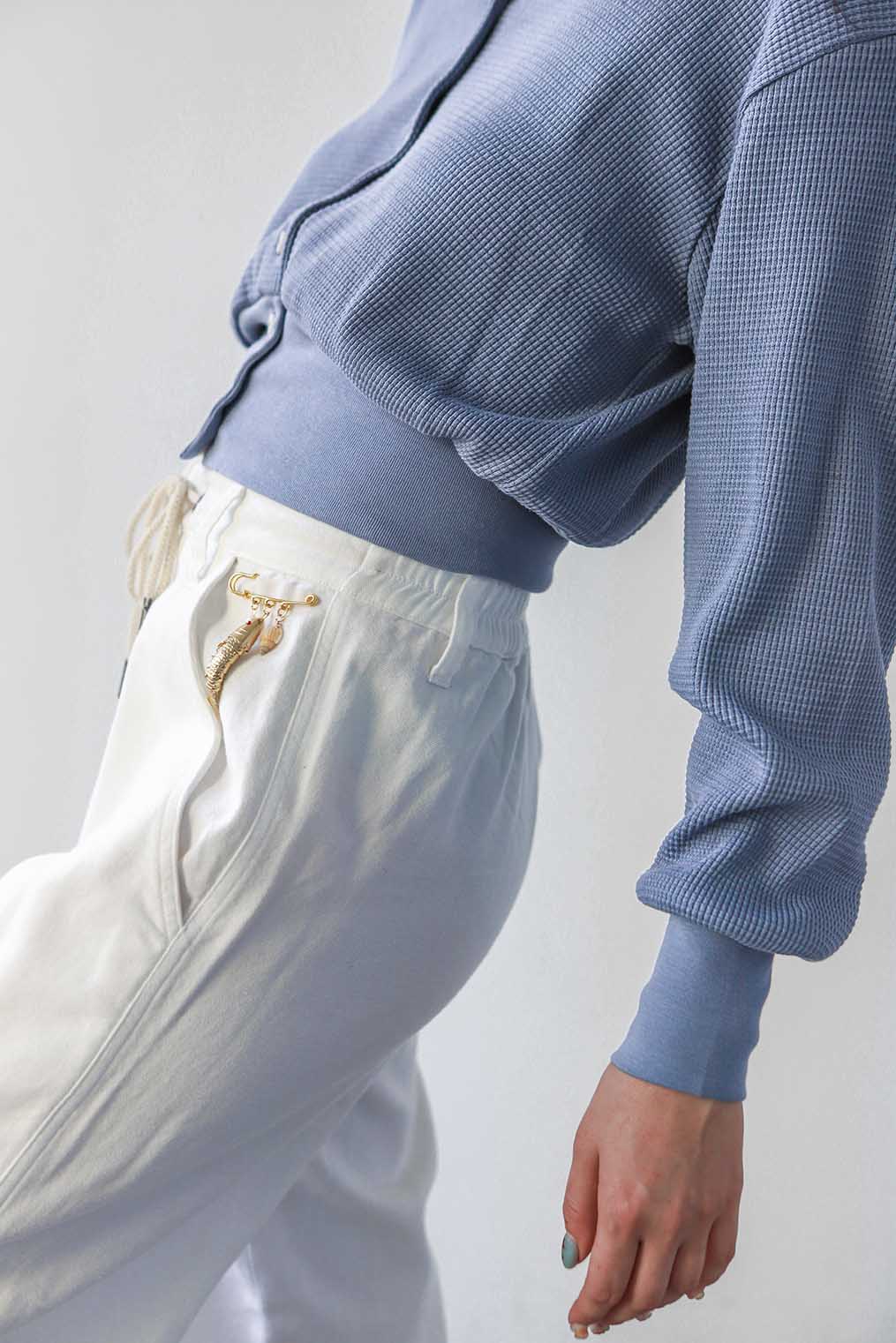 Waffle Sailor Cardigan