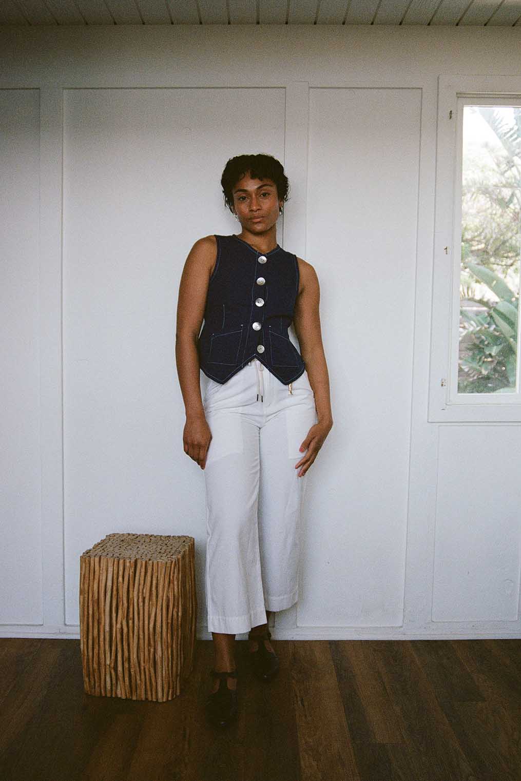 Shell Flared Vest