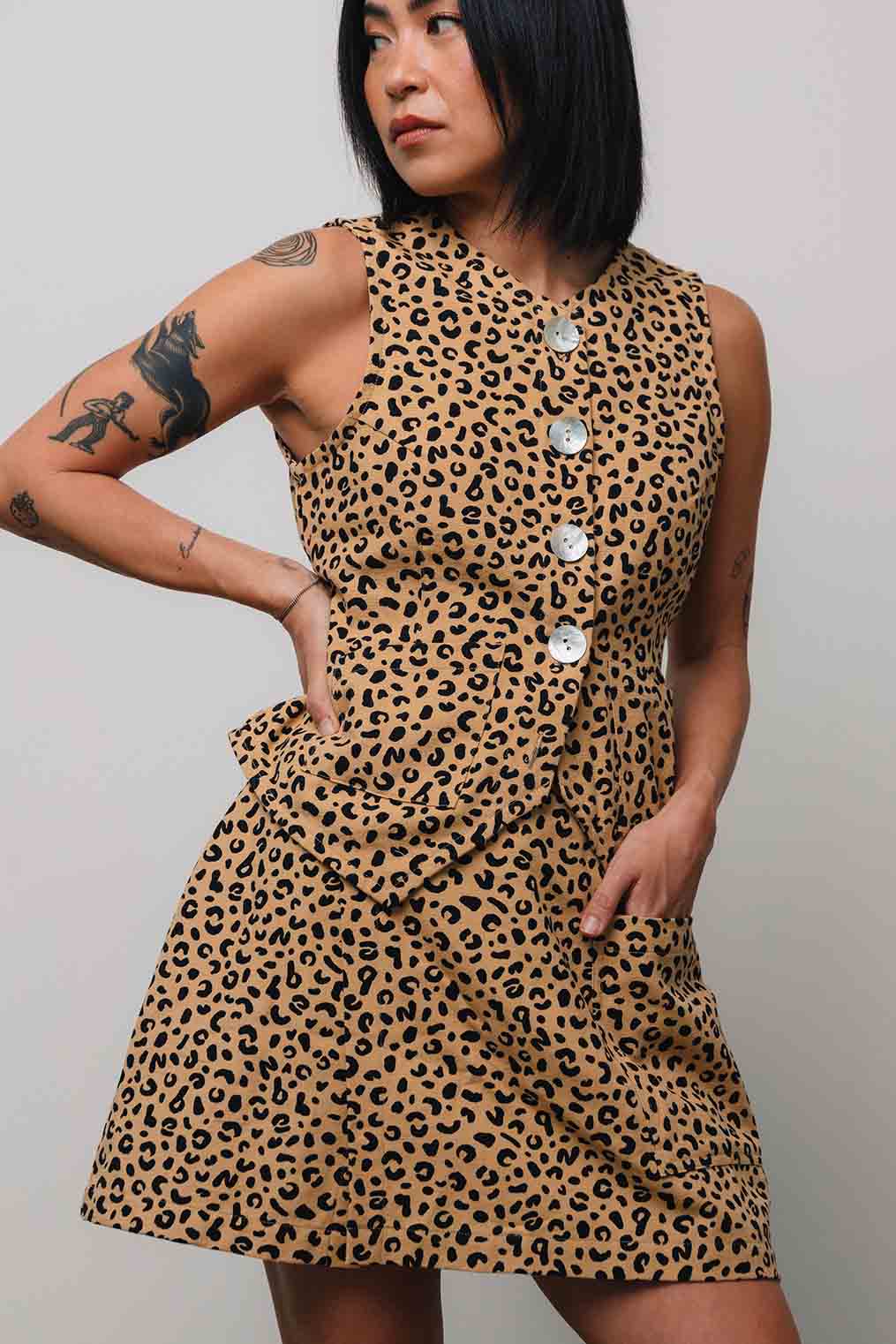 Shell Flared Vest