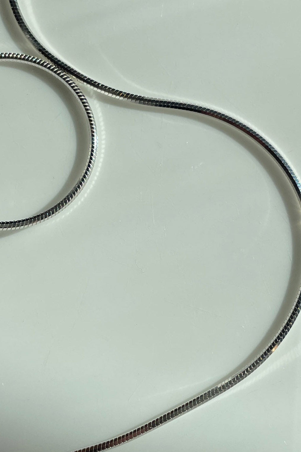 Sterling Silver Octagonal Snake Chain