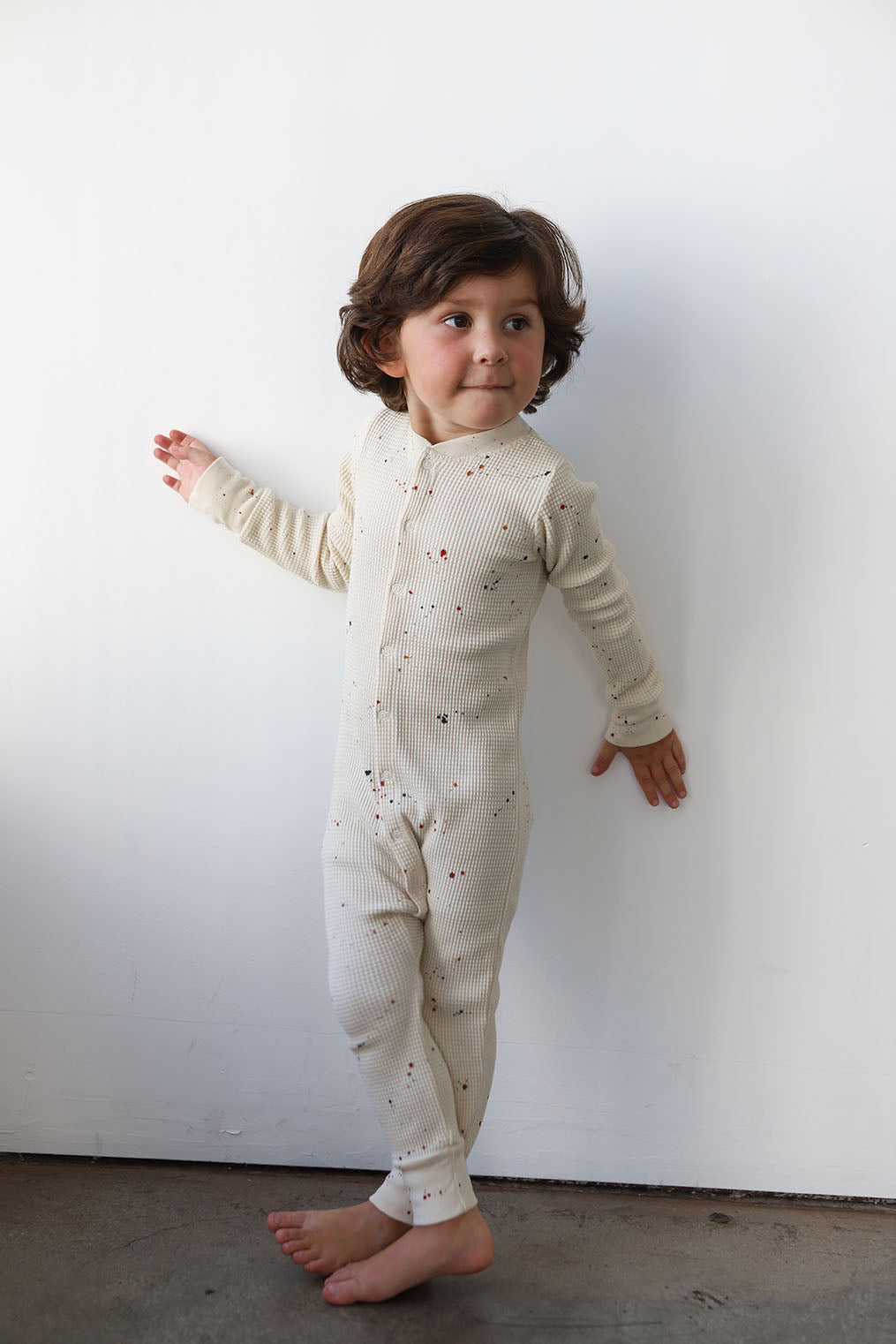 Kids Waffle One-Piece Sleeper
