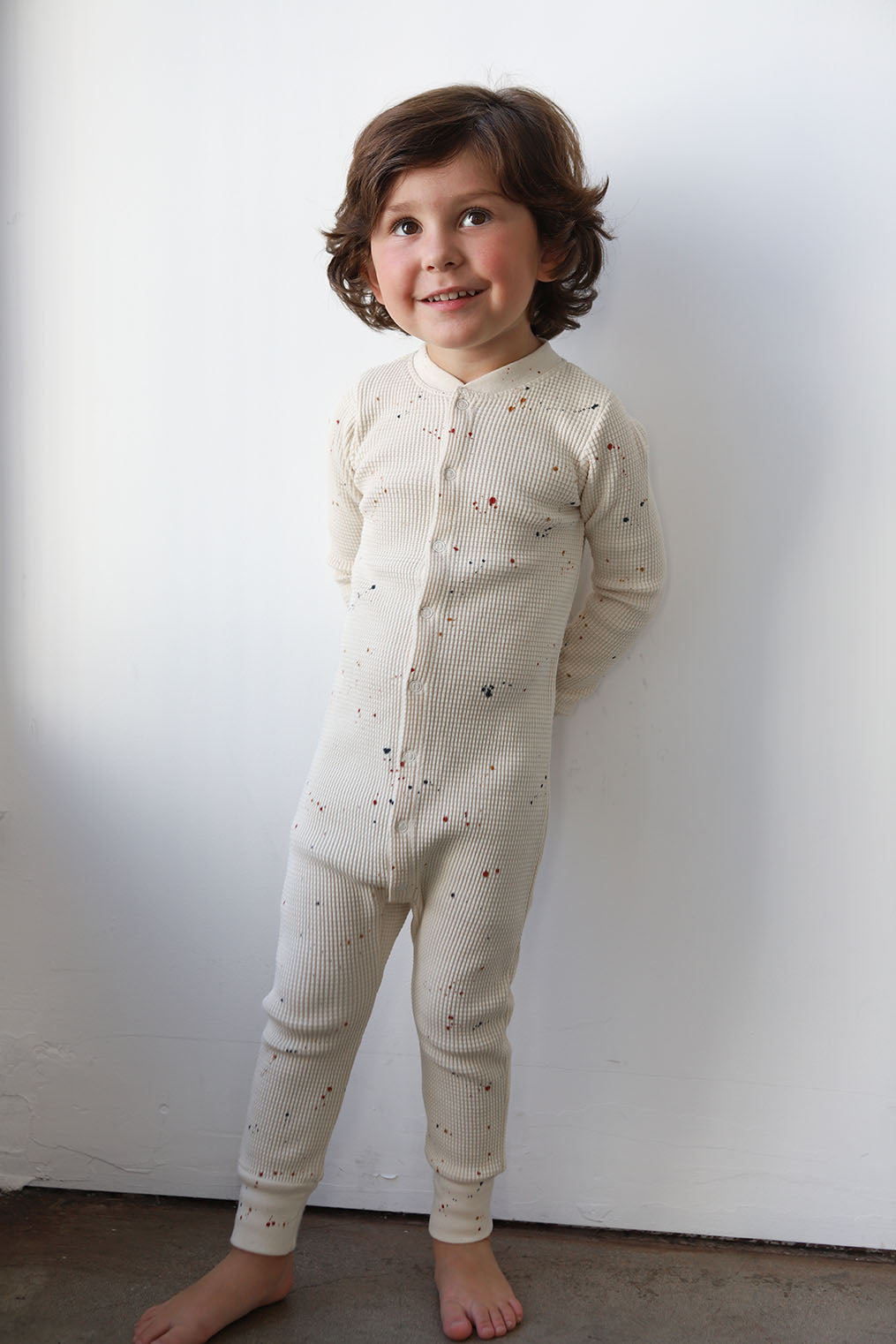 Kids Waffle One-Piece Sleeper