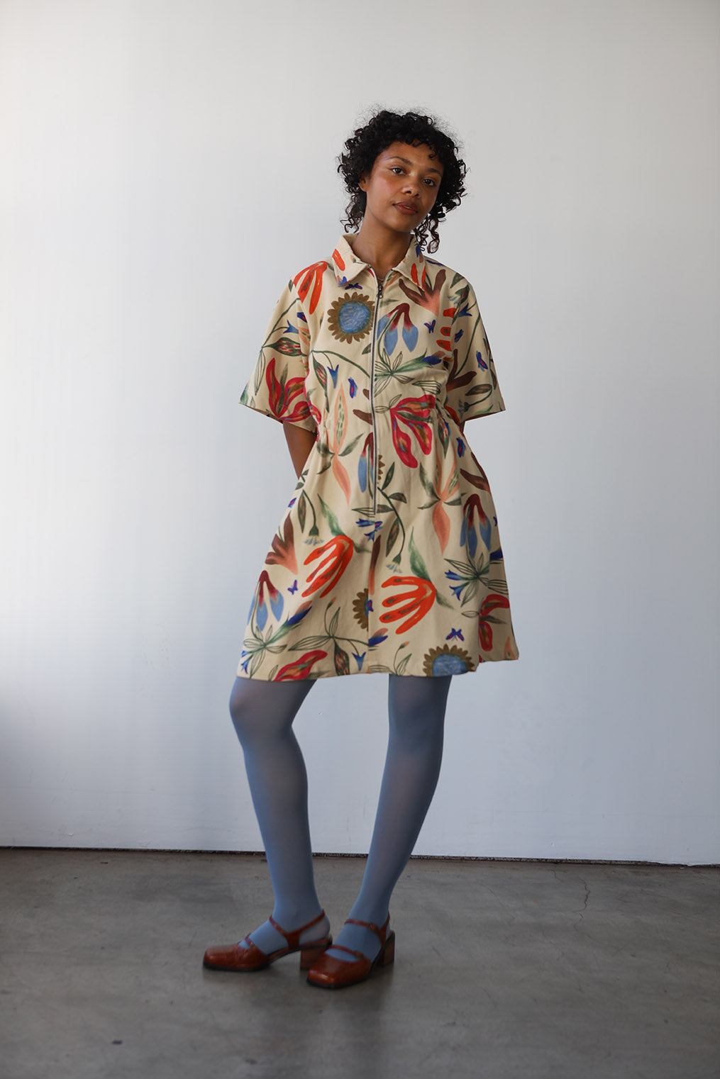 Noble Utility Dress in Laura Burke Print Laura Burke Print / Xs | Dress by Noble Noble Utility Dress in Laura Burke Print Laura Burke Print / Xs | Dress by Noble