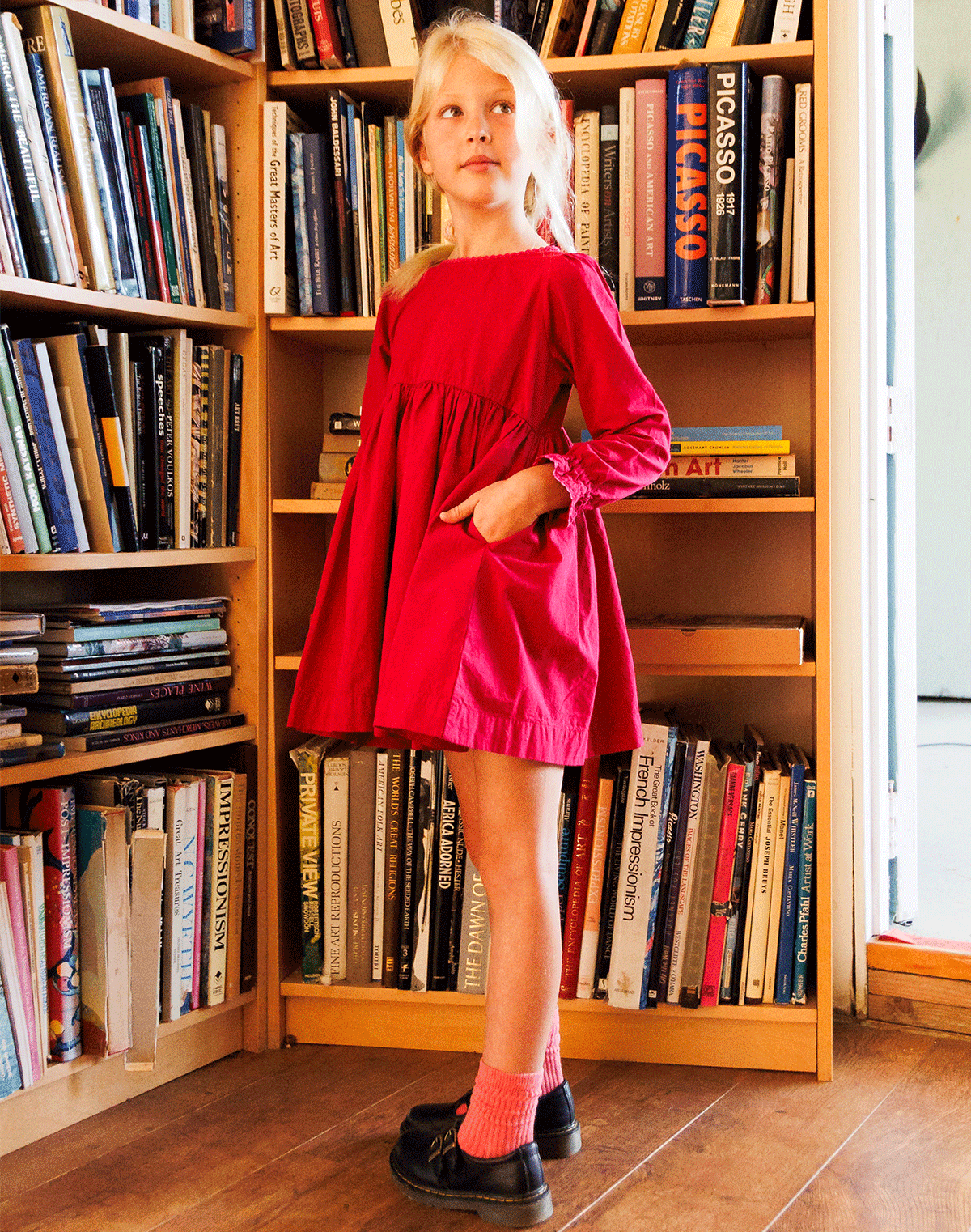 Noble Organic Vale Dress in Petunia