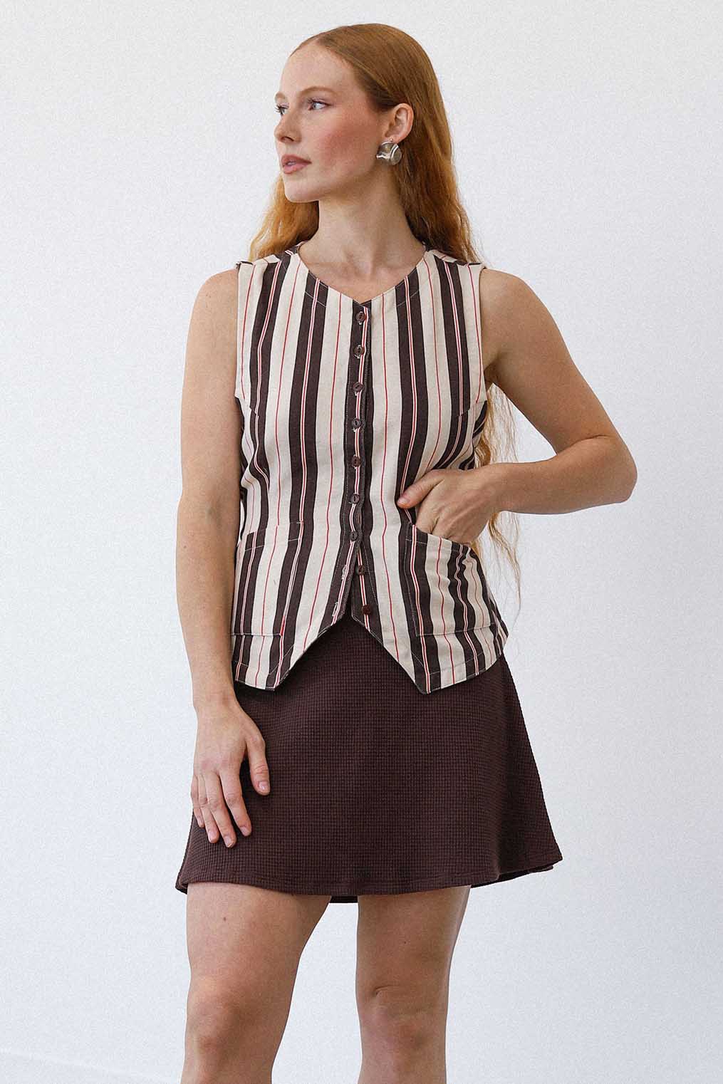 Flared Vest