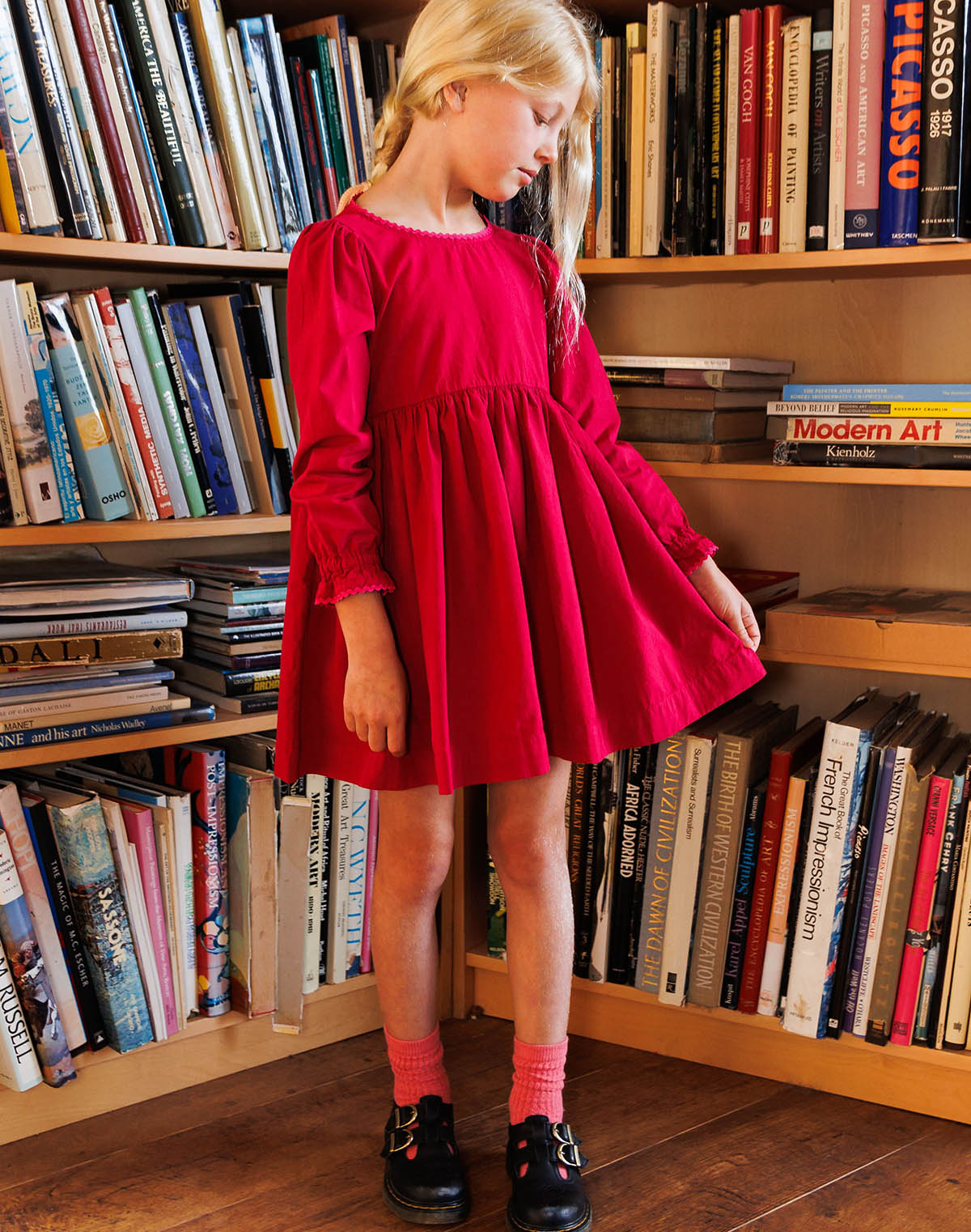 Noble Organic Vale Dress in Petunia