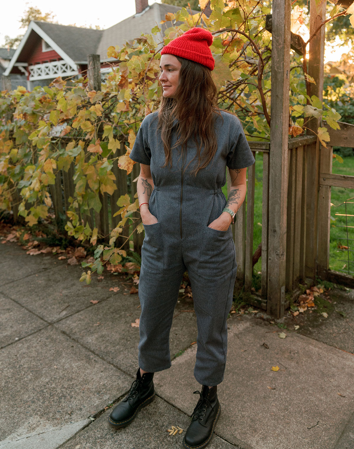 Noble Adult Denim Utility Suit