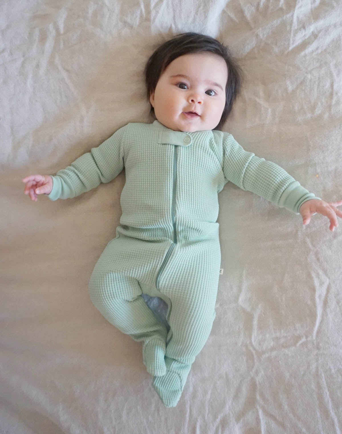 Kids Waffle Footie Sleeper