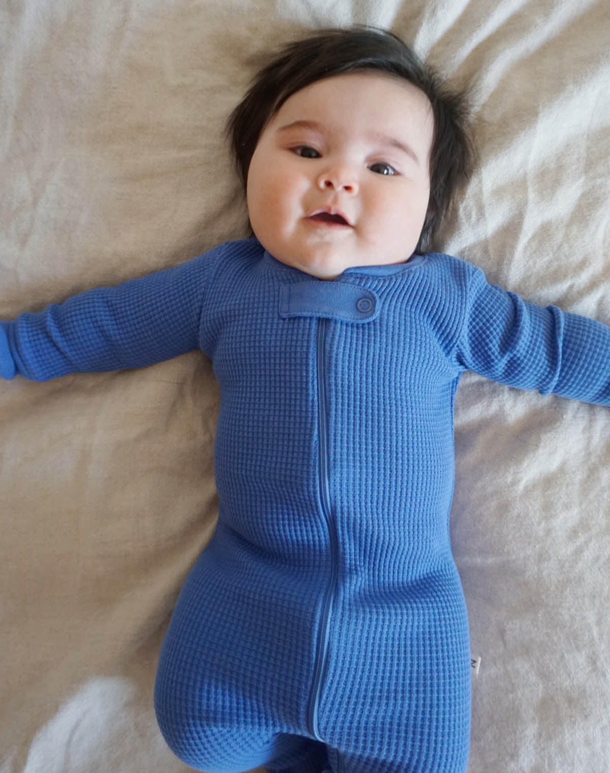 Noble Kids Waffle Footie Sleeper