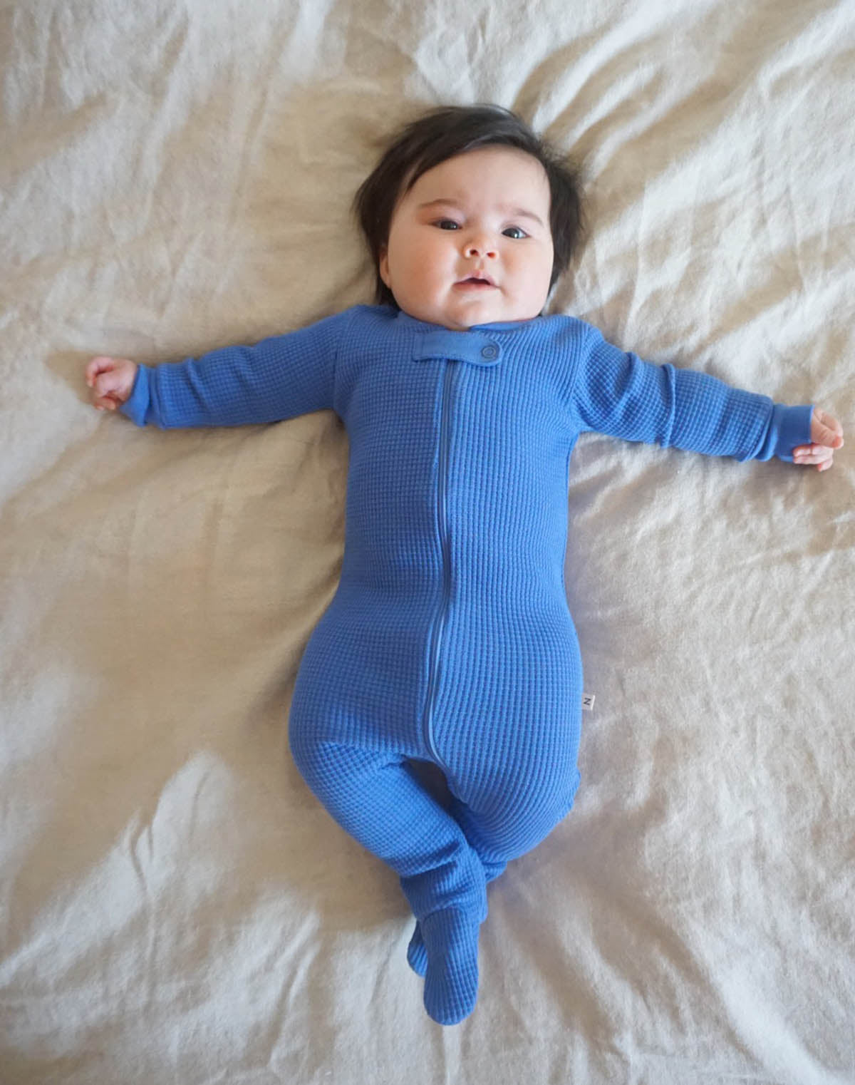 Kids Waffle Footie Sleeper