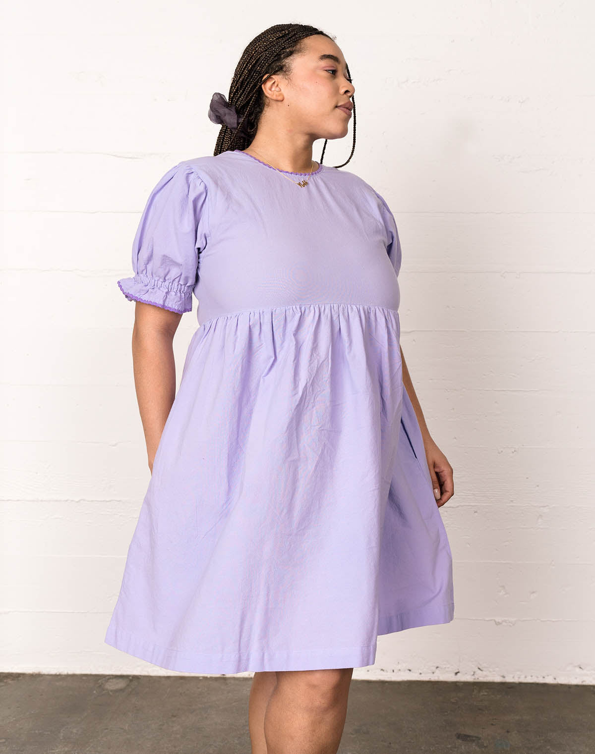 Noble Organic Adult Franny Dress in Lavender