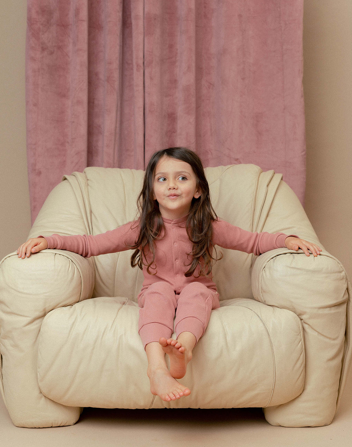 Noble Kids Waffle One-Piece Sleeper