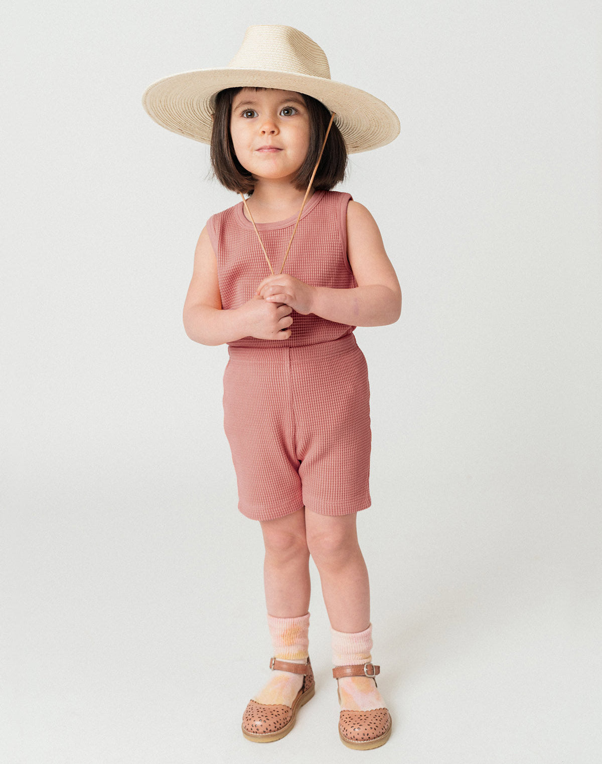 Kids Waffle Tank Set