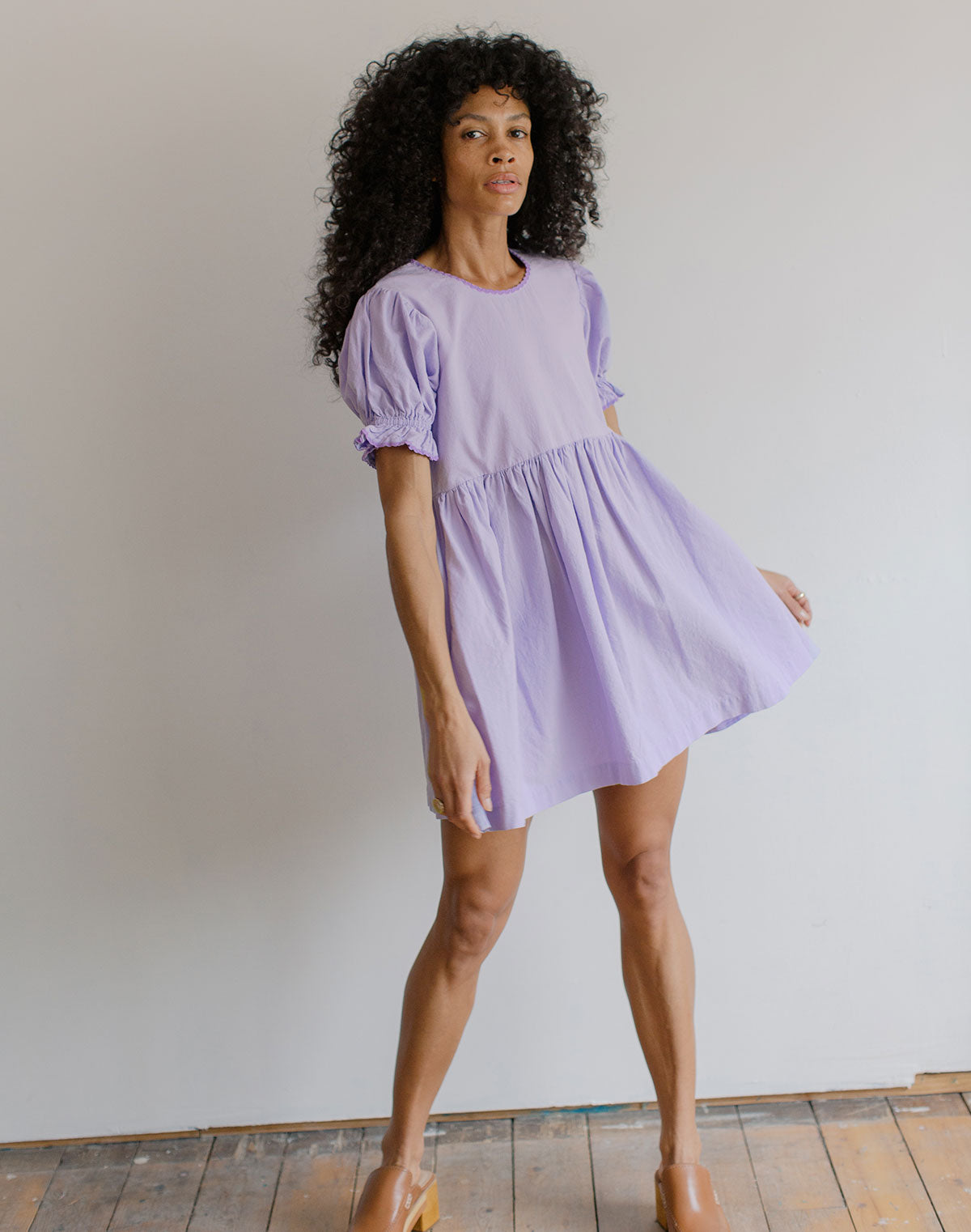 Noble Organic Adult Franny Dress in Lavender