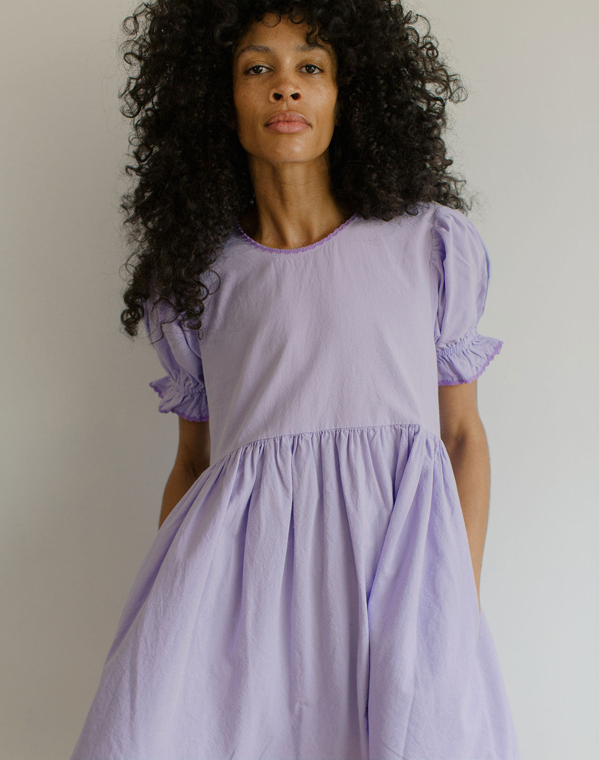 Noble Organic Adult Franny Dress in Lavender