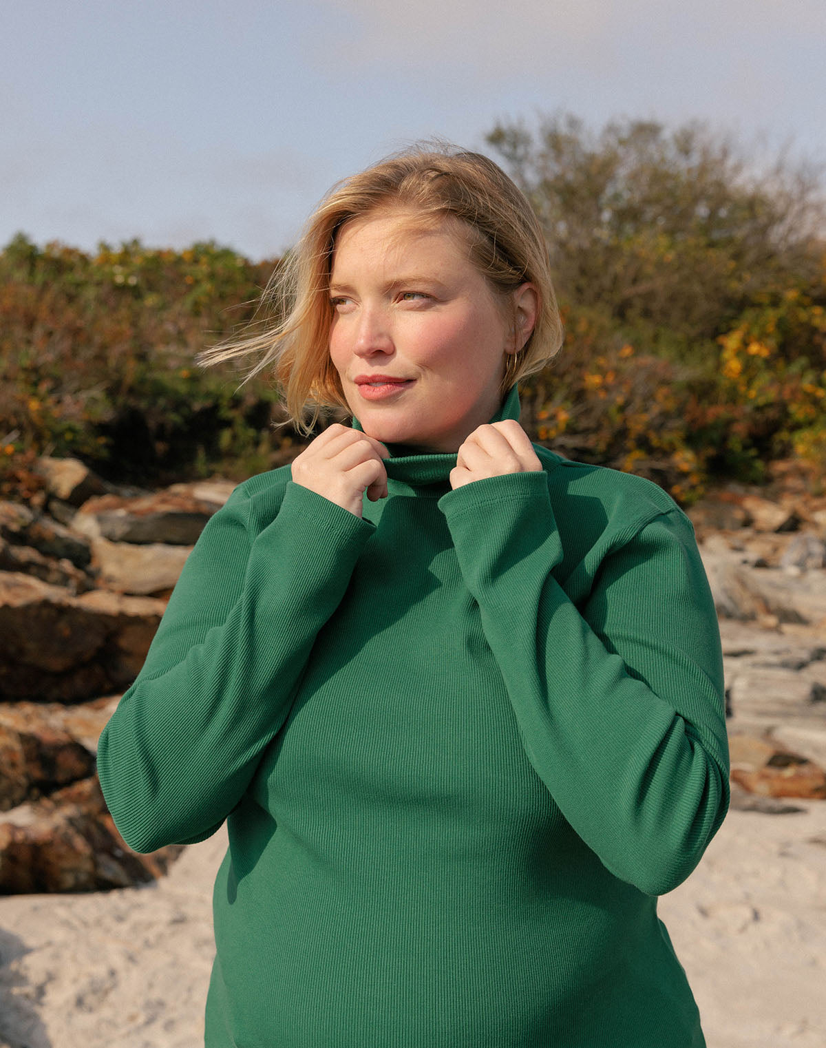 Noble Rib Turtleneck