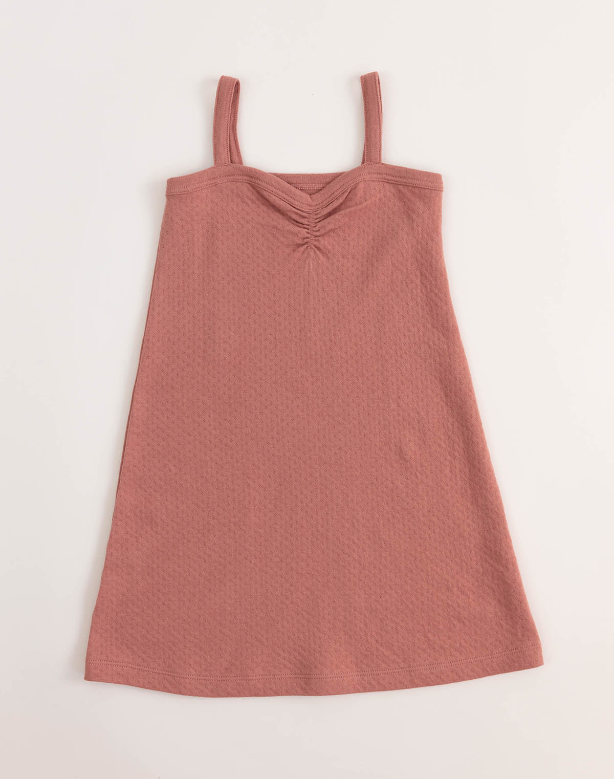 Noble Organic Pointelle Sleep Dress in Dusty Rose