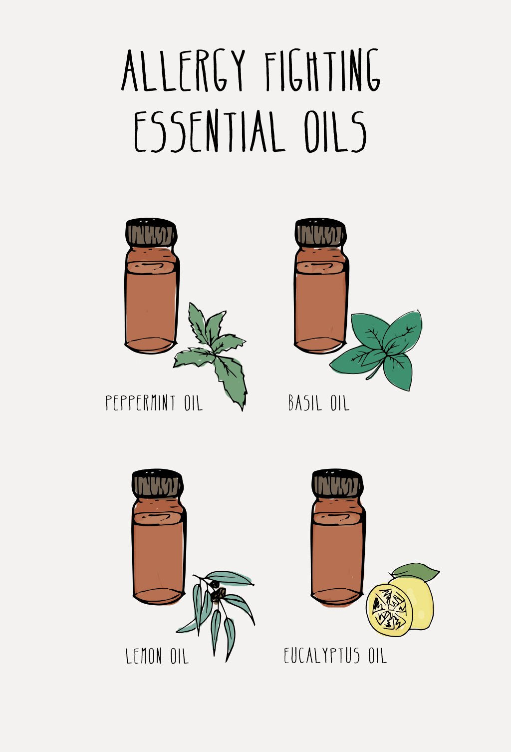NATURAL WAYS TO TREAT ALLERGY SYMPTOMS (PART 3 OF 3) - ESSENTIAL OILS
