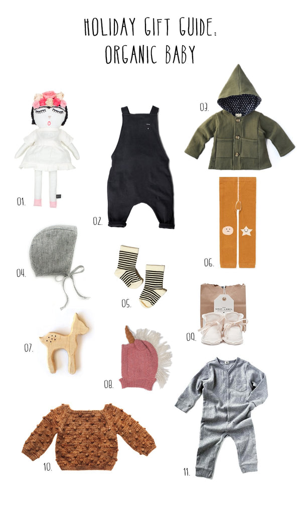2016 HOLIDAY GIFT GUIDE : ORGANIC BABY