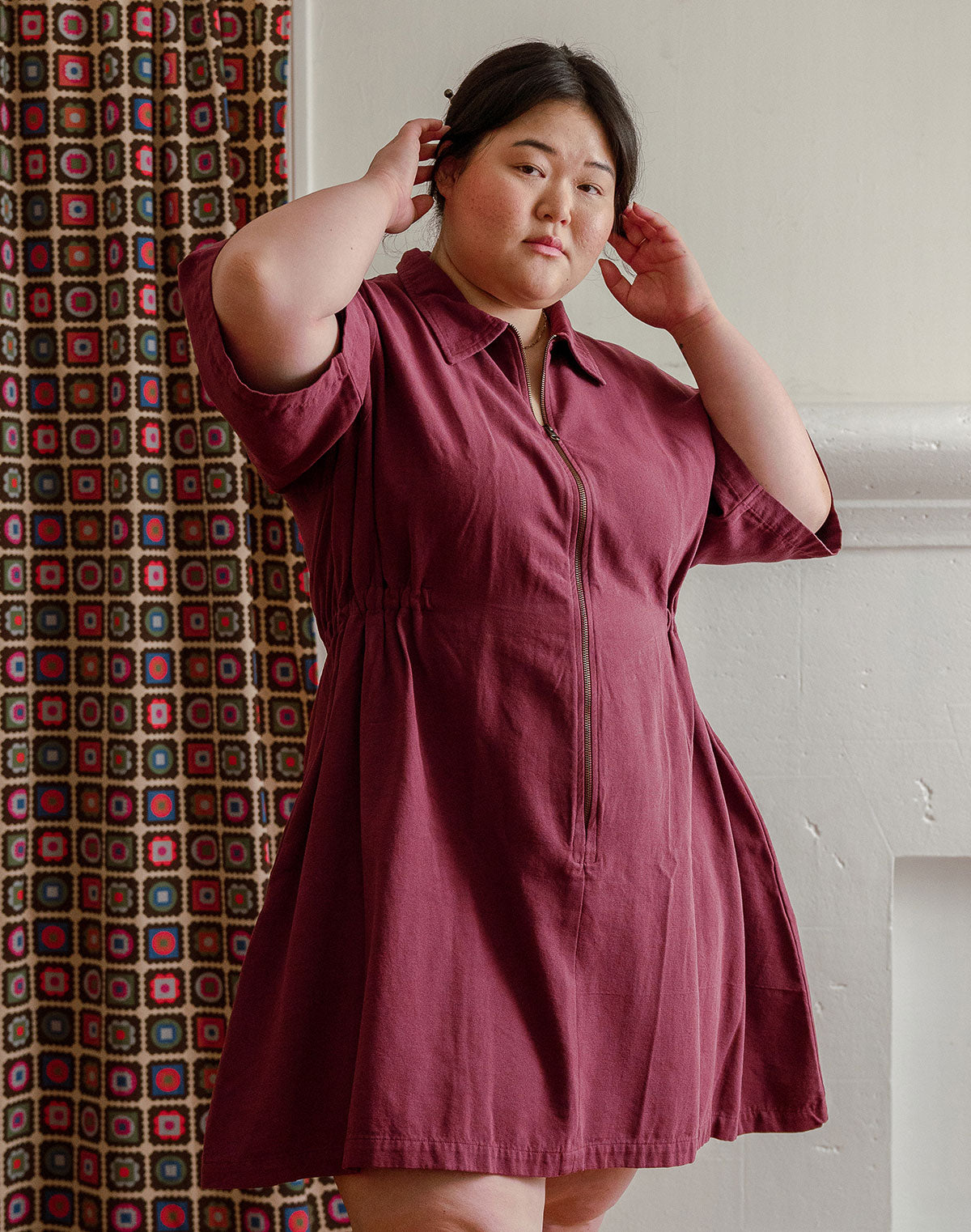 Noble Adult Utility Dress in Bordeaux